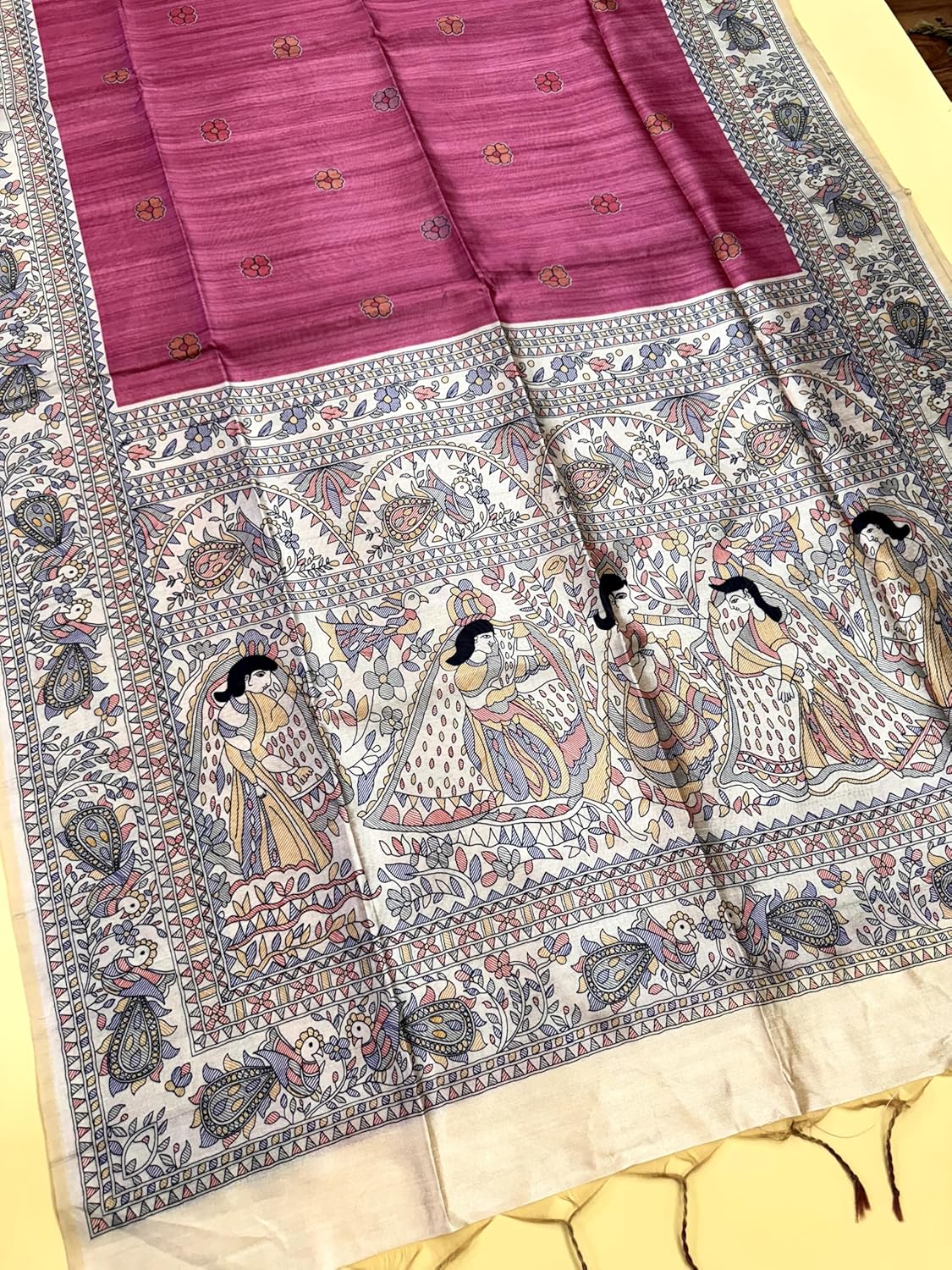 Vasthrlay Classic Madhubani Saree with elegant Ethnic styling