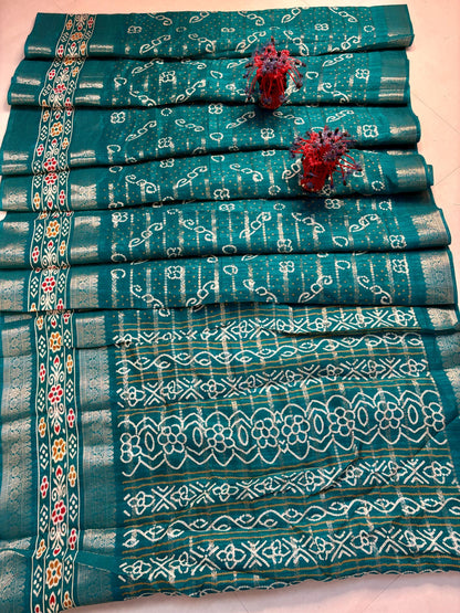Vasthrlay Classic Weaving Saree with elegant Tussar styling