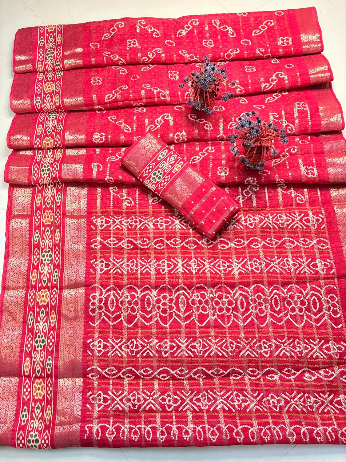 Vasthrlay Classic Traditional Saree with elegant Tussar Silk styling
