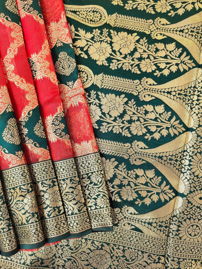 Vasthrlay Classic Weaving Saree with elegant Banarasi styling