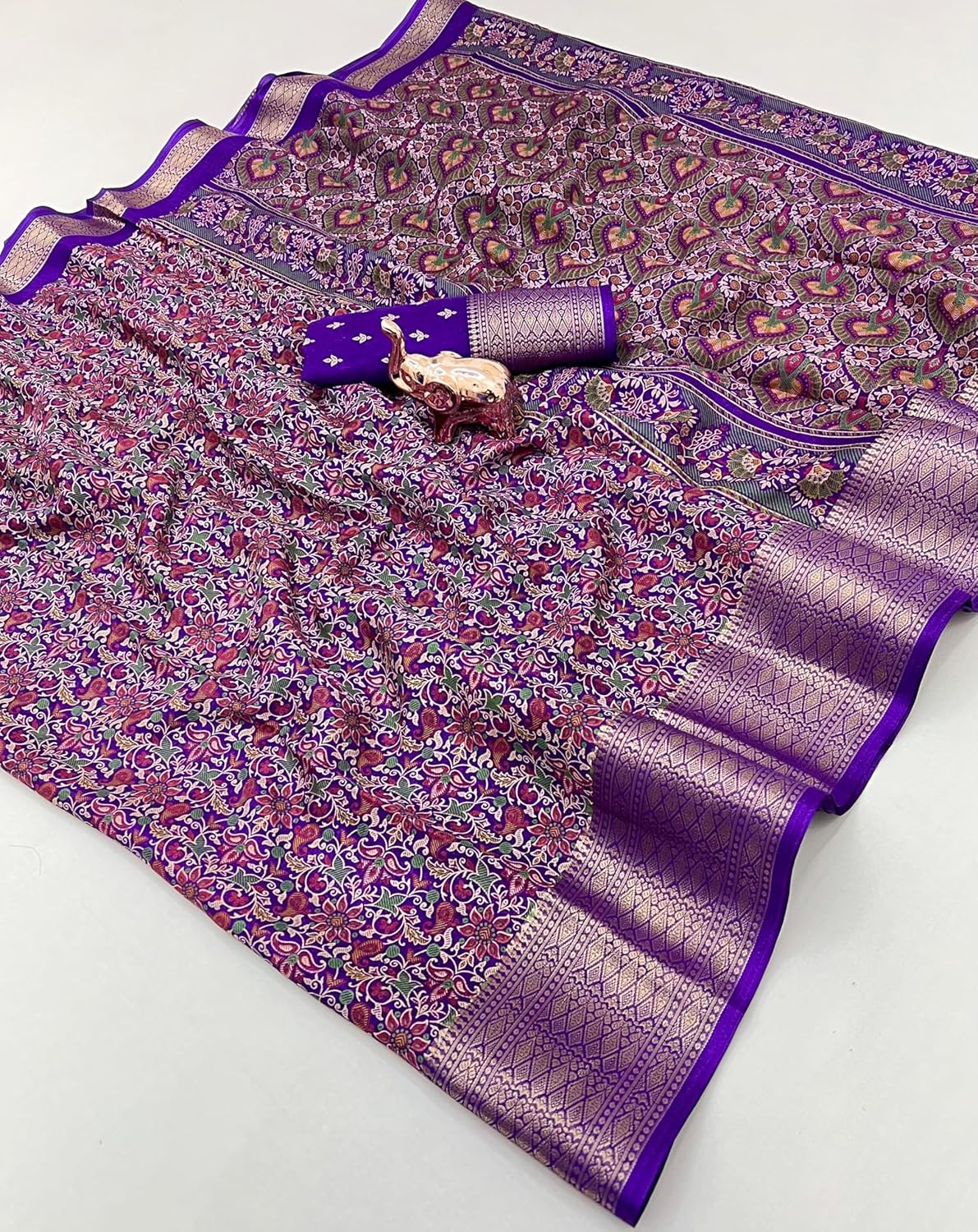 Vasthrlay Classic Designer Saree with elegant Silk styling