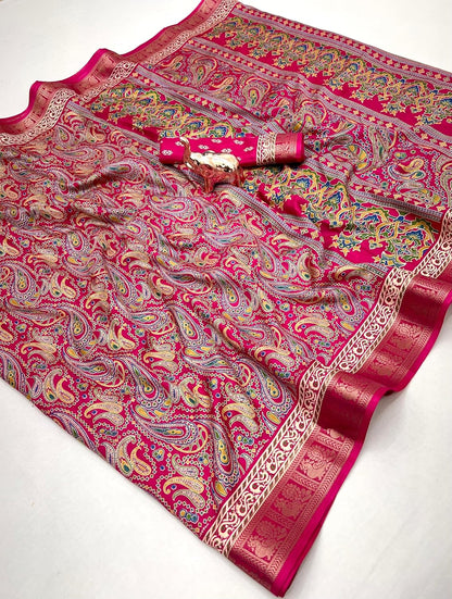 Vasthrlay Classic Kalamkari Saree with elegant Ethnic styling