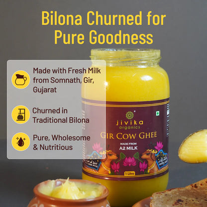 Jivika Naturals Gir Cow Ghee - PUSHMYCART