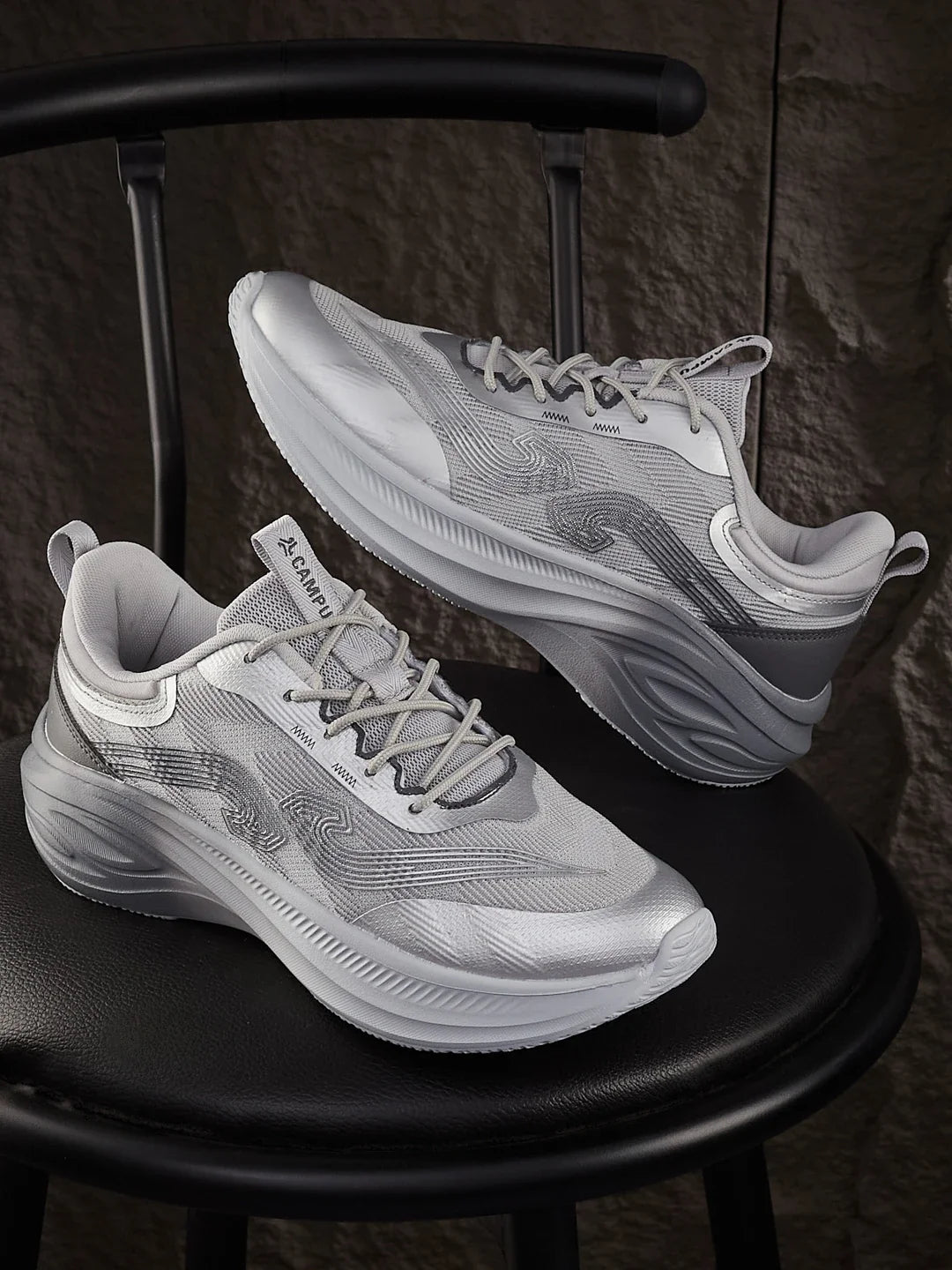 Campus ABIRO Grey Womens Running Shoes