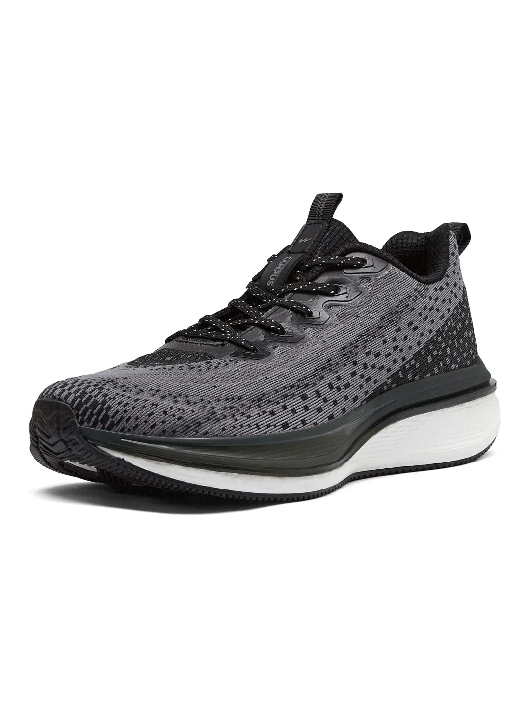 Campus ACCESS Black Mens Running Shoes