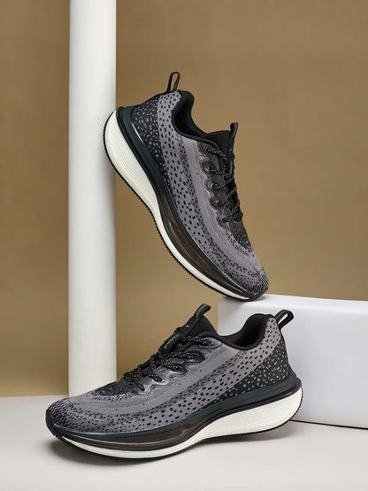 Campus ACCESS Black Mens Running Shoes