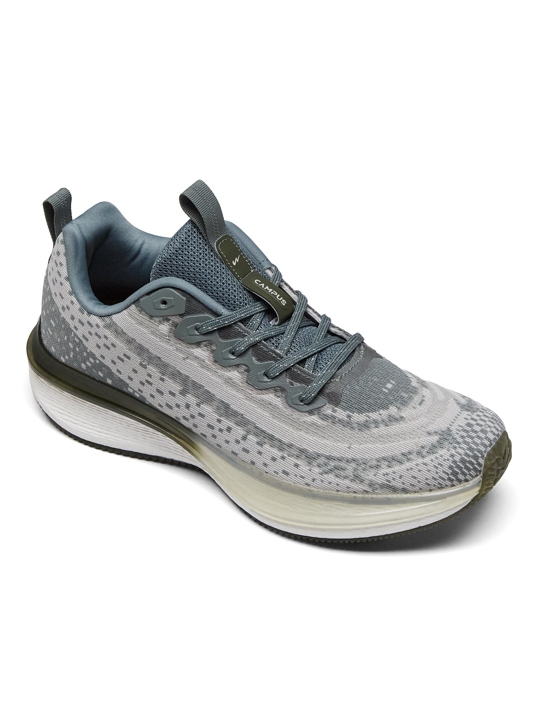 Campus ACCESS Green Mens Running Shoes