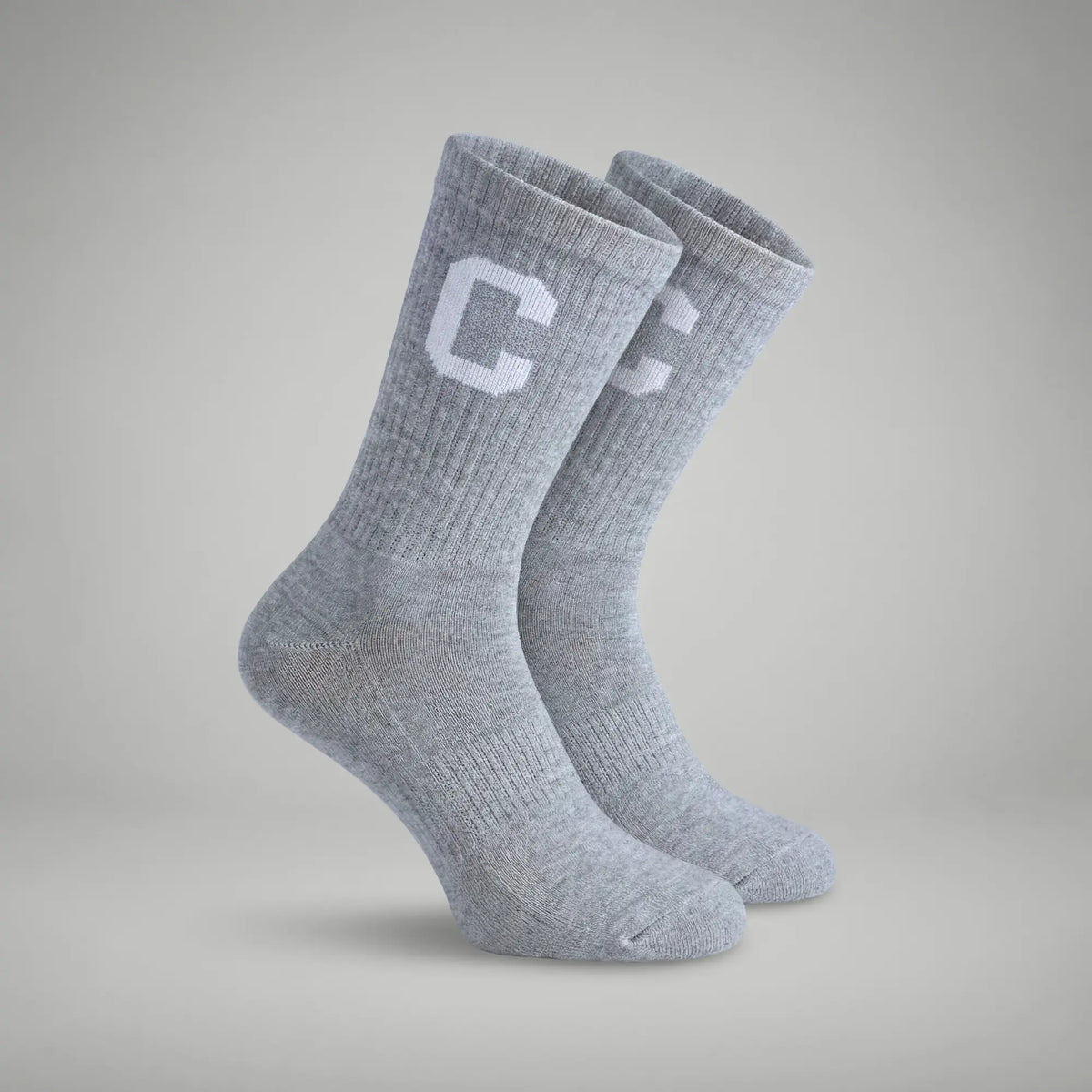 XYXX Crew Calf Length Socks - Concrete Grey - view 3