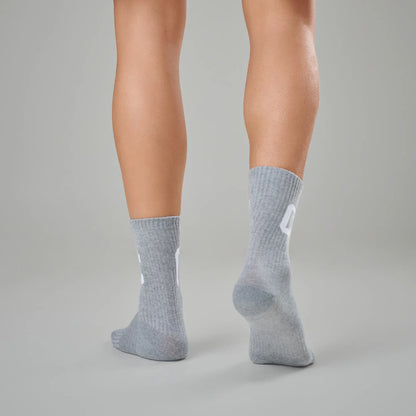 XYXX Crew Calf Length Socks - Concrete Grey - view 6