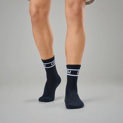 XYXX Crew Calf Length Socks - Ink Black - view 4