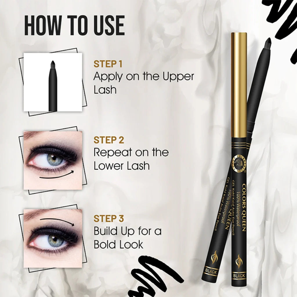 Colors Queen HD Gel Kohl Kajal | 0.35 Gram