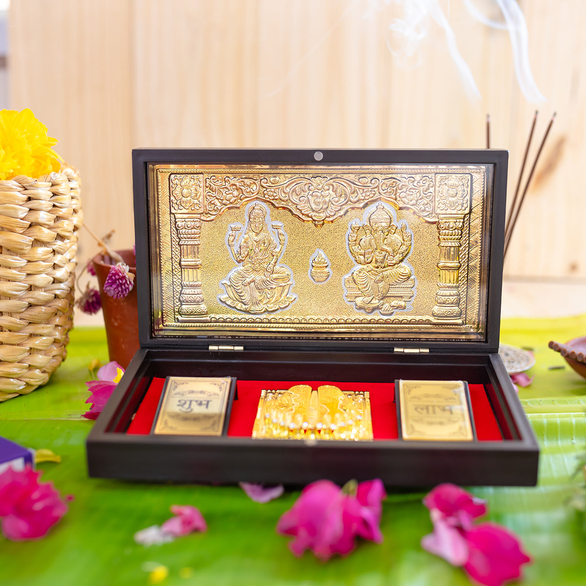 Samskara Home Lakshmi Ganesh Pocket Temple