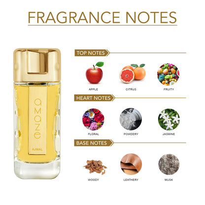 Ajmal Perfumes India AMAZE HER Perfume 75ML for Women