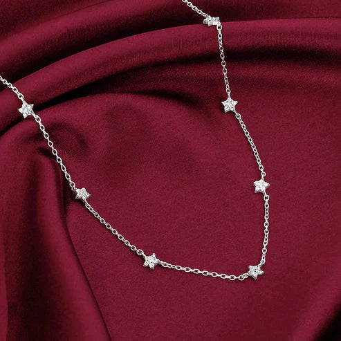 Giva silver Star Constellation Necklace