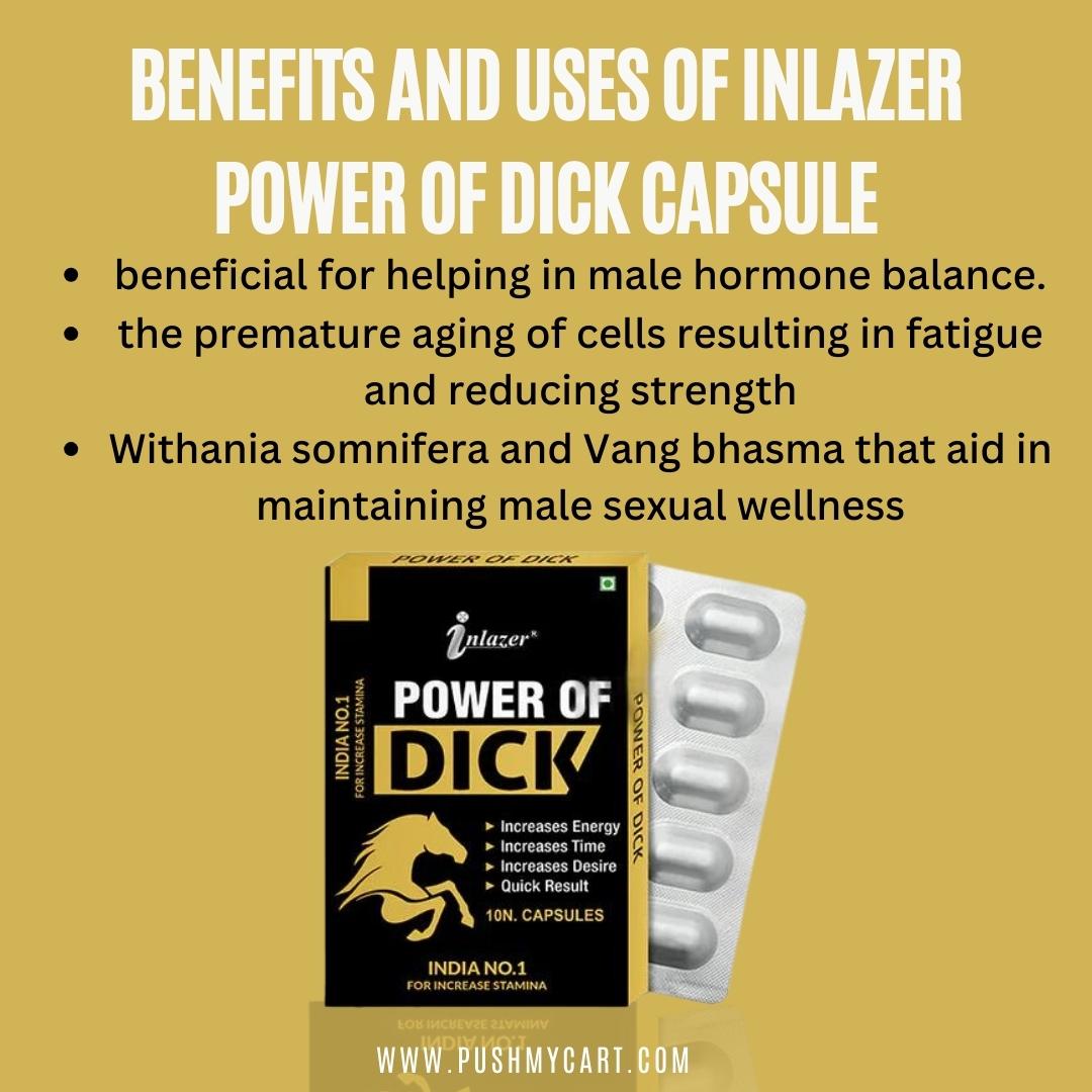Inlazer Power of Dick Capsule 10 Caps - PUSHMYCART