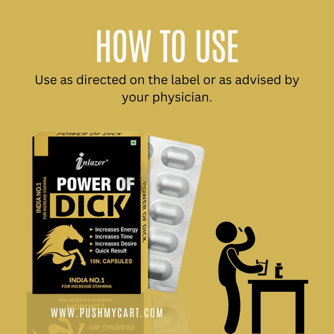 Inlazer Power of Dick Capsule 10 Caps - PUSHMYCART