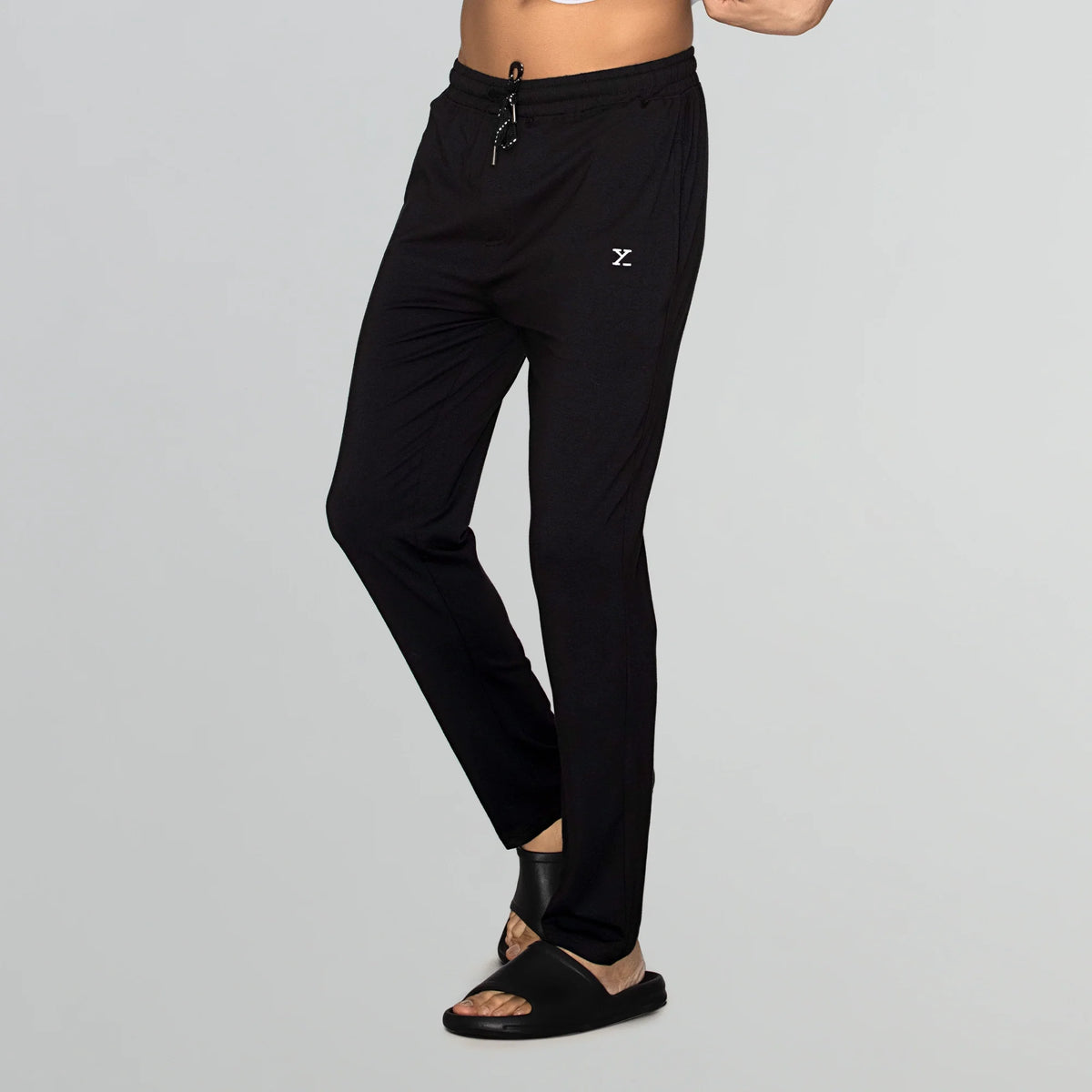 XYXX Ace Modal-Cotton Lounge Pants Pitch Black - view 3