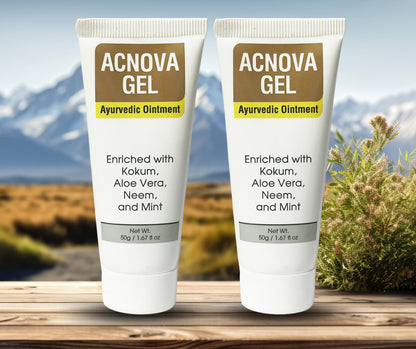 Atiya Herbs Acnova Gel tube, featuring the brand logo and product name, against a clean, natural background. - Image 6