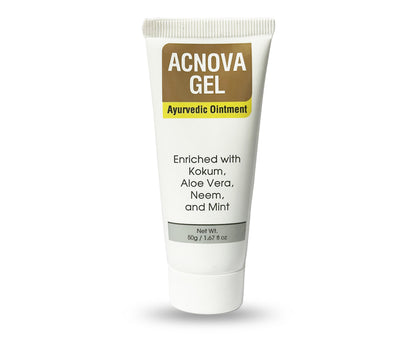 Atiya Herbs Acnova Gel tube, featuring the brand logo and product name, against a clean, natural background. - Image 7