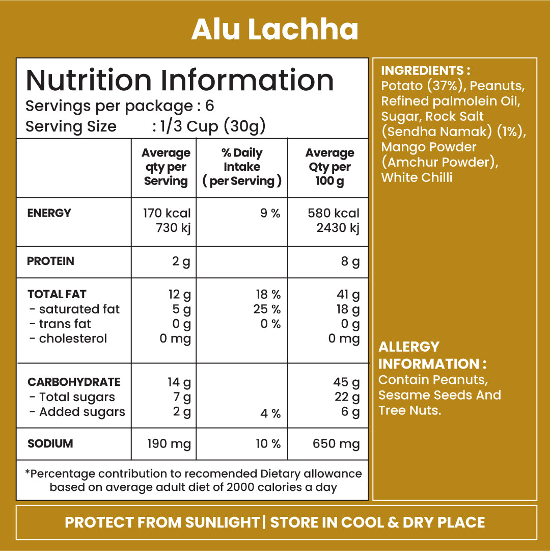 Jabsons Foods Alu Lachha