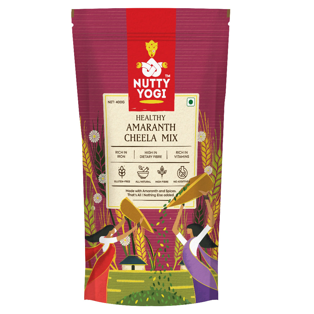 Nutty Yogi Amaranth Cheela Mix 400g