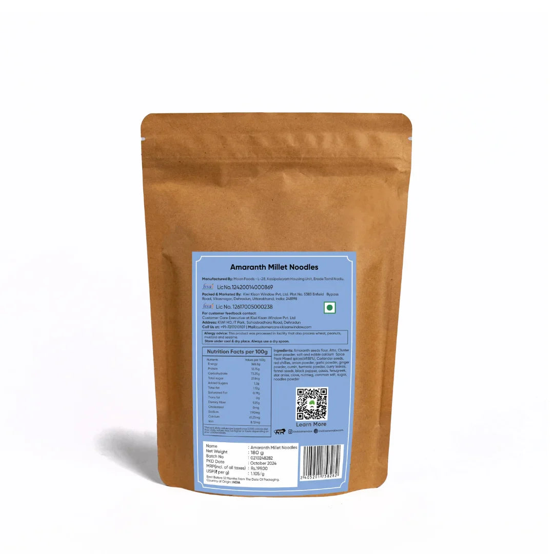 Kiwi Amaranth Seed Noodles