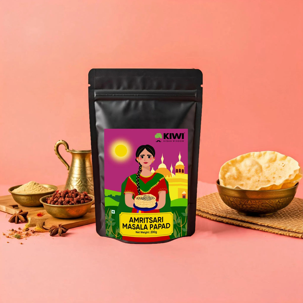Kiwi Amritsari Masala Papad