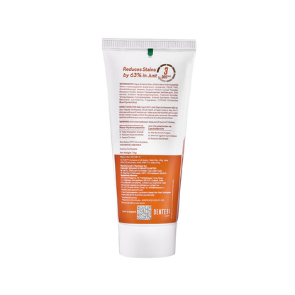 Dente91 Anti-Stain Toothpaste in a bathroom setting
