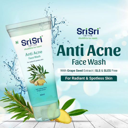 Sri Sri Tattva Anti Acne Face Wash - PUSHMYCART
