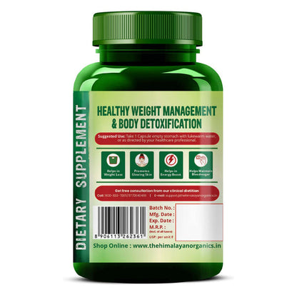 Himalayan Organics Apple Cider Vinegar 500 mg Capsules