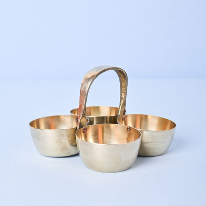 Samskara Home Archana Brass Chokda 