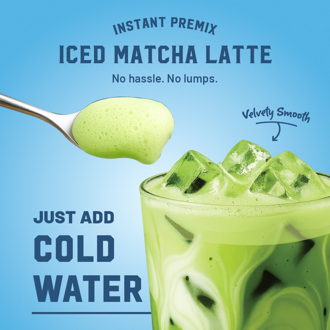 vanilla iced matcha premix pack of 2