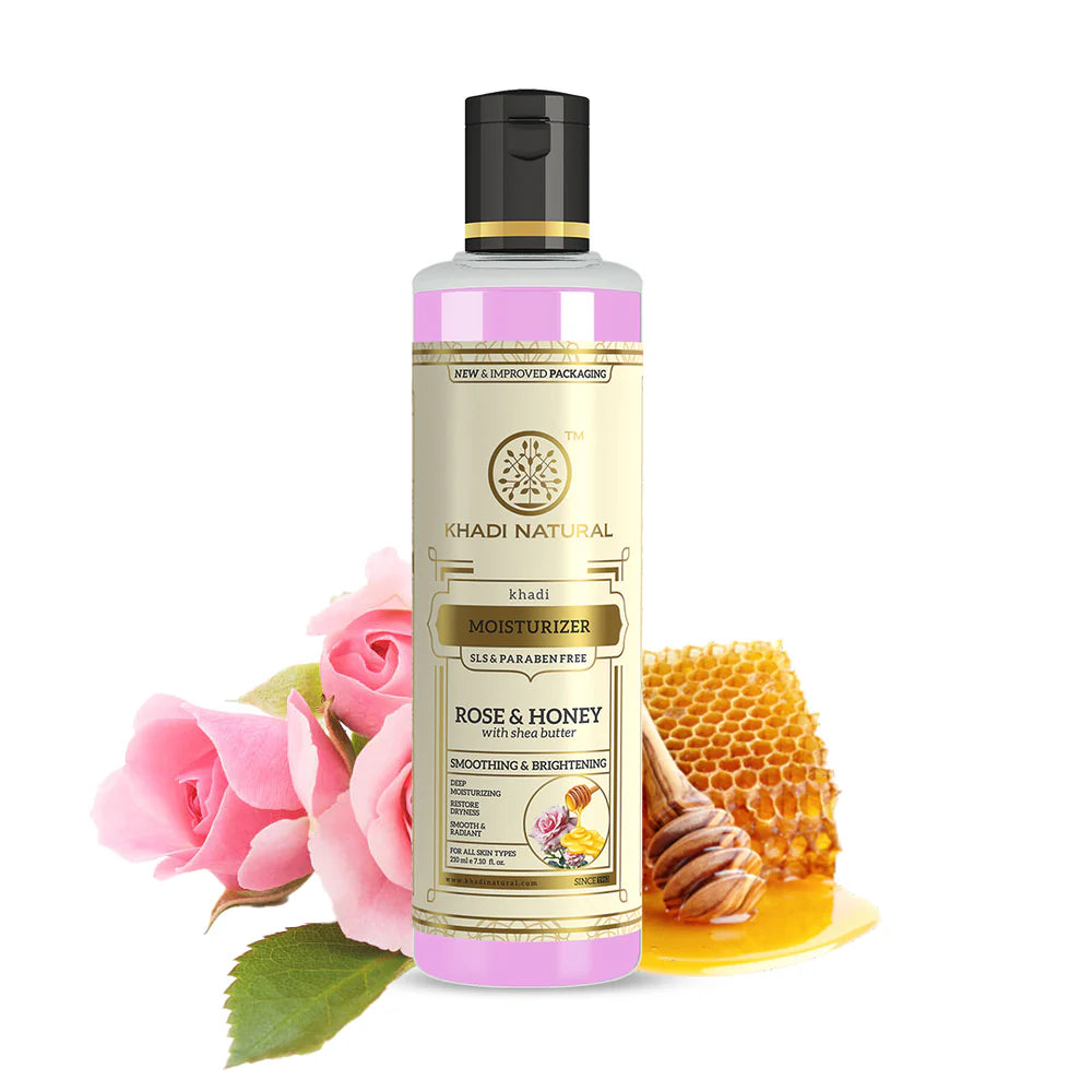 Khadi Natural Ayurvedic Rose And Honey Moisturiser Sls - PUSHMYCART