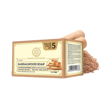 Khadi Natural Sandalwood Soap - PUSHMYCART