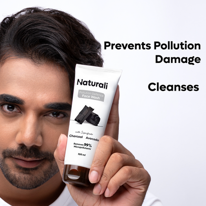 Naturali Pollution Defence Face Wash 50 ml - PUSHMYCART