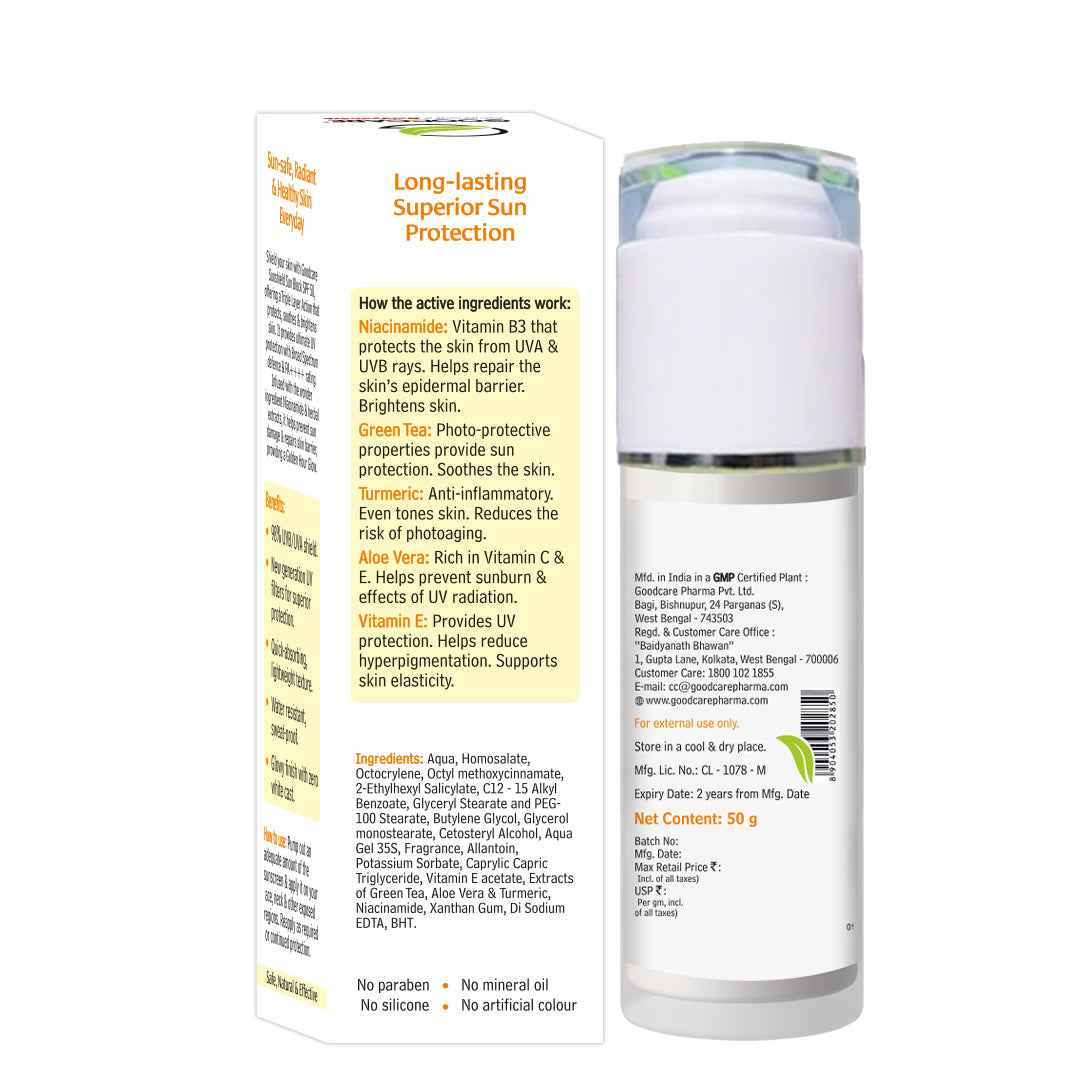 Goodcare Sun Block Sunscreen With SPF 50 PA ++++ 