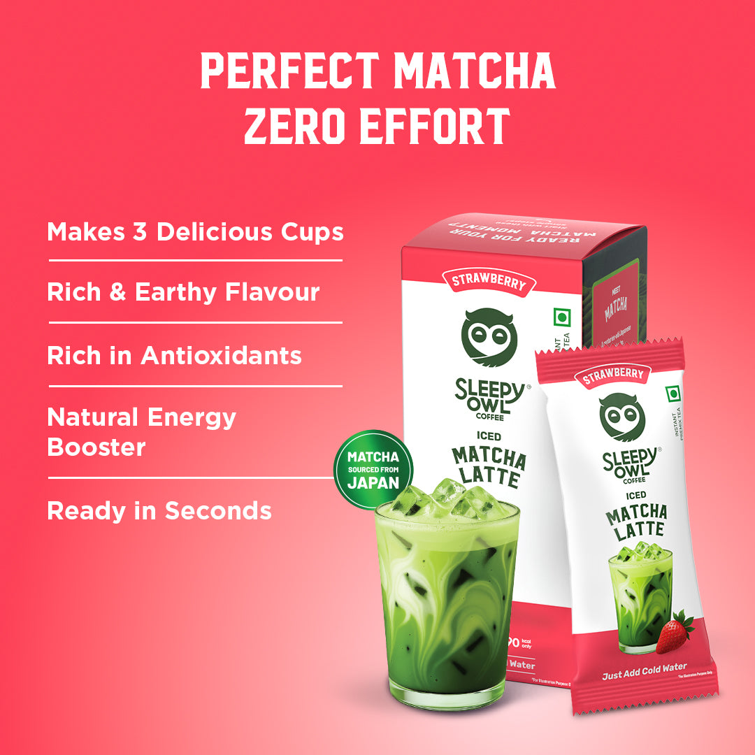 strawberry iced matcha premix pack of 2