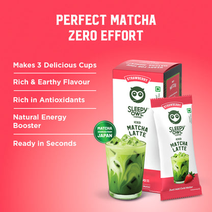 strawberry iced matcha premix pack of 2