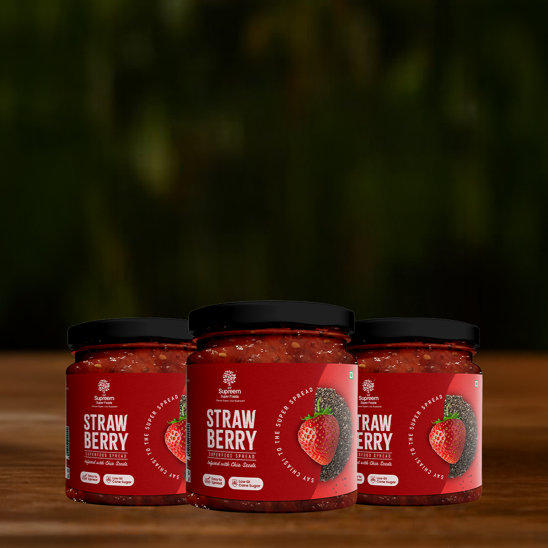 Supreem Super Foods Strawberry With Chia Seeds 200 GM
