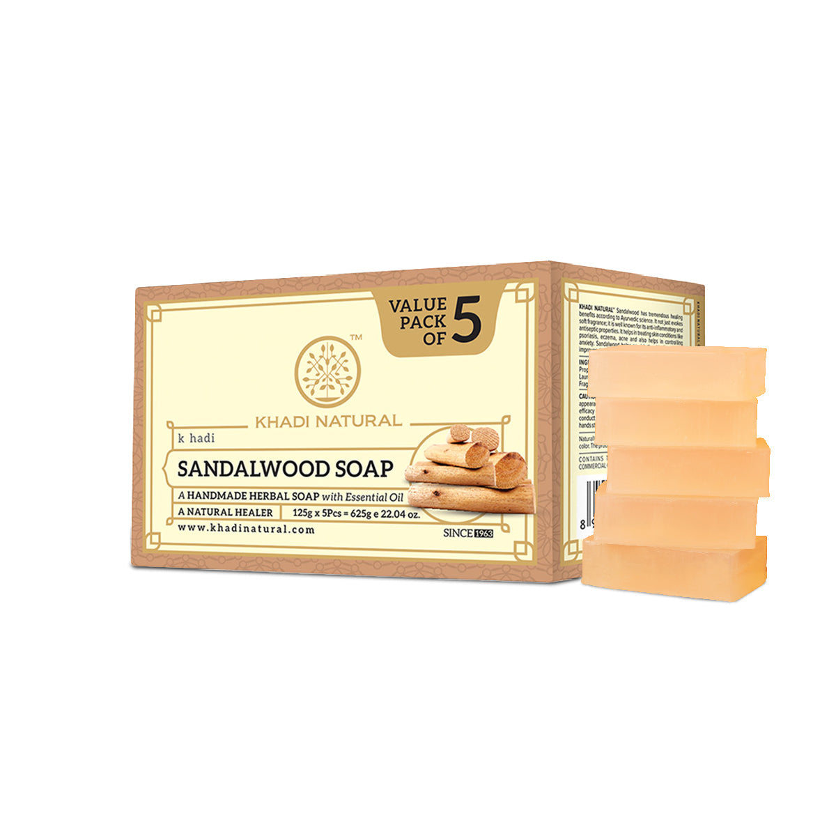 Khadi Sandalwood Soap - variant hero shots