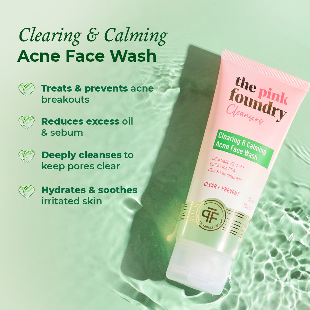 The Pink Foundry Complete Acne Care CSMS Routine
