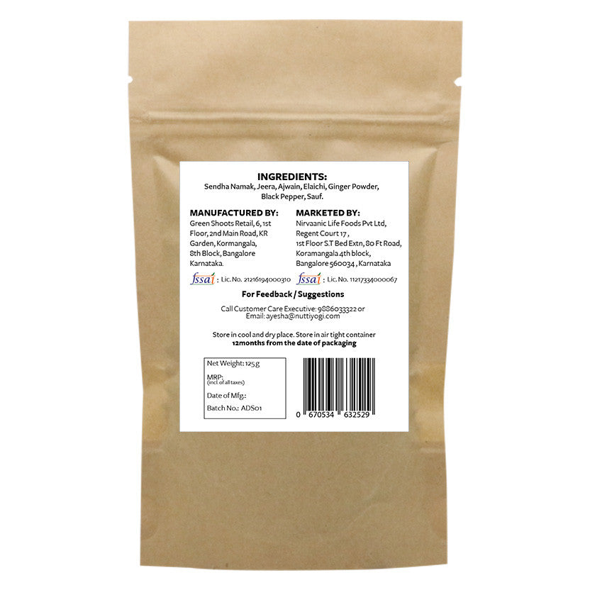 Nutty Yogi Ayurvedic Digestive Salt