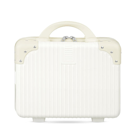 Storite Hard Shell Makeup Vanity Case 29 cm White