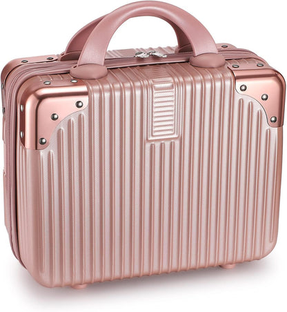Shoppixo Hard Shell Makeup Vanity Case 30 cm Rose Gold