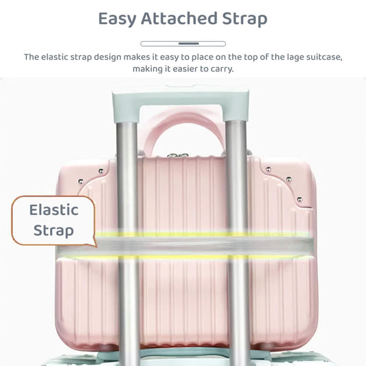 Stolven Hard Shell Makeup Vanity Case 32 cm Pink