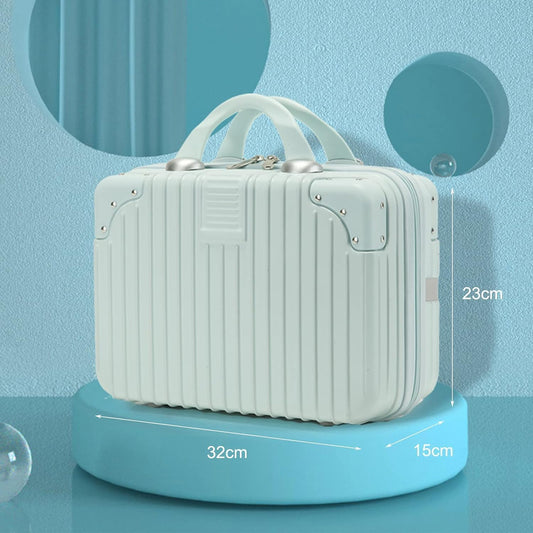 Stolven Hard Shell Makeup Vanity Case 32 cm Mint Green
