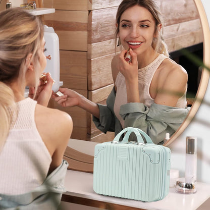 Stolven Hard Shell Makeup Vanity Case 32 cm Mint Green
