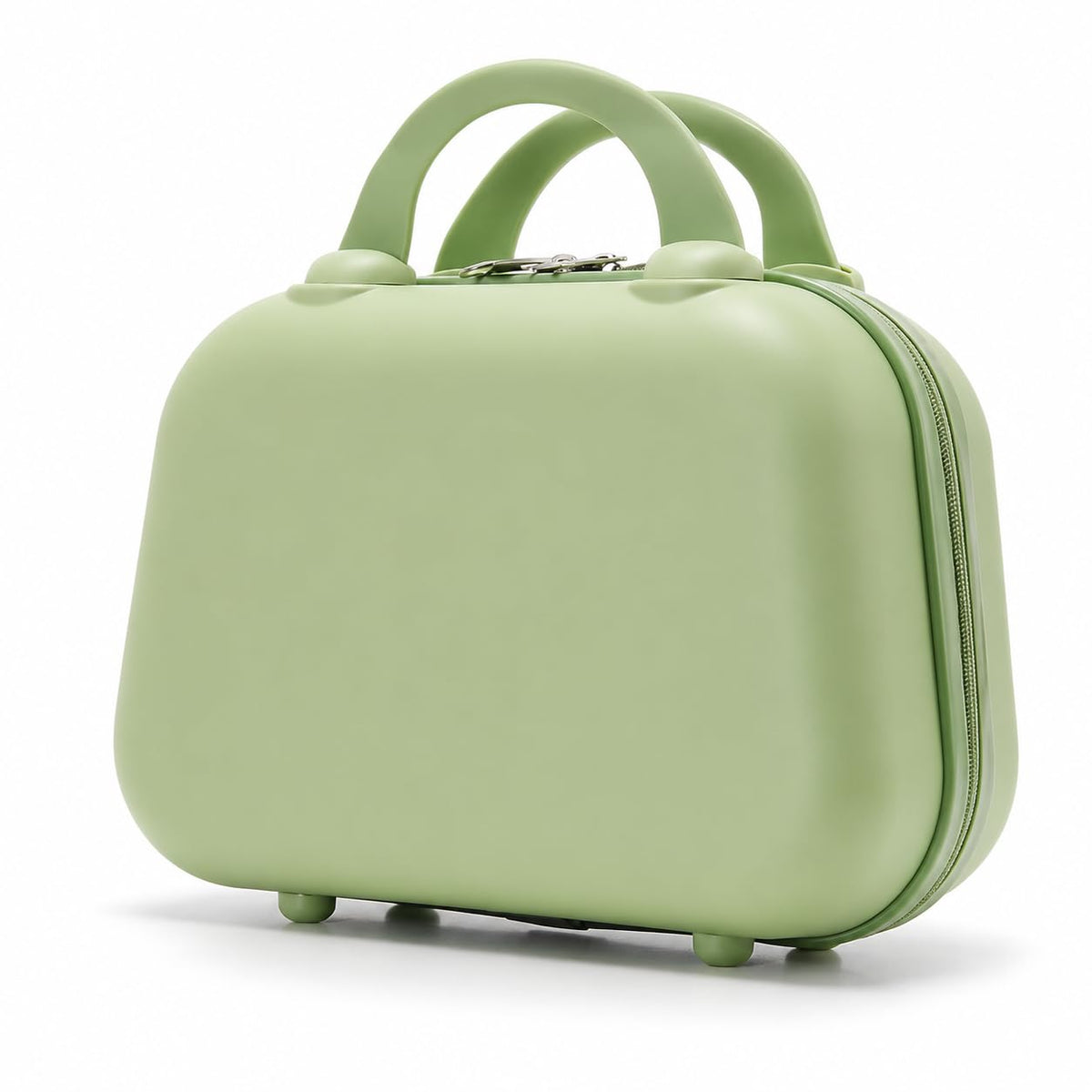 BLUE BEADS Hard Shell Makeup Vanity Case 29 cm Saga Green
