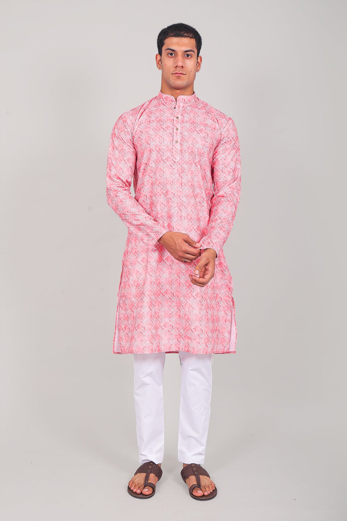 Bluesaanchi Elegantly Casual Pink Kurta set