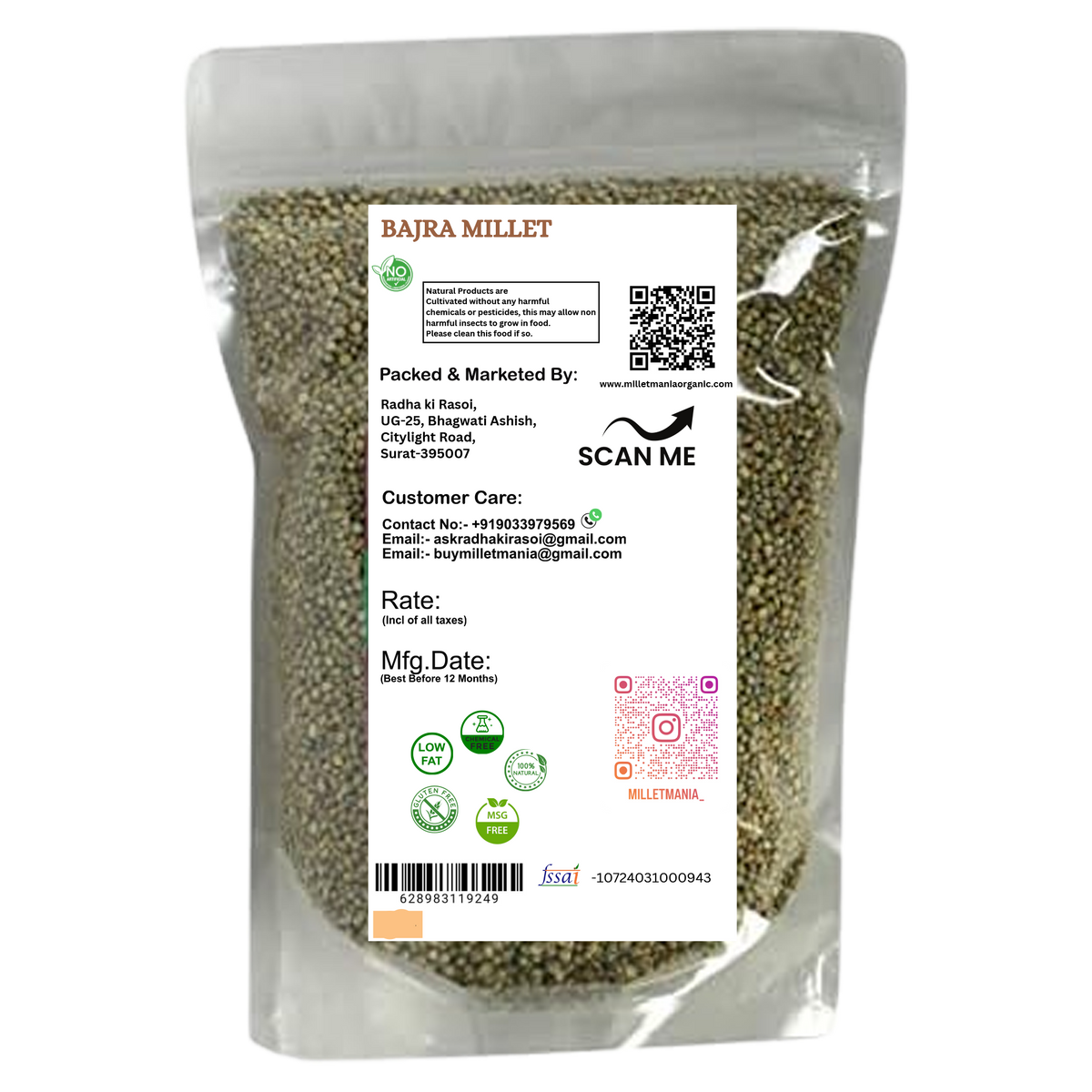 Millet Mania Bajra Pearl Millet